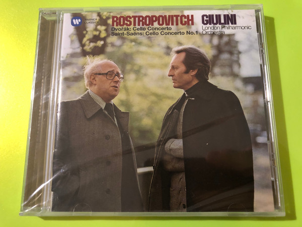 Dvořák & Saint-Saëns: Cello Concertos – Mstislav Rostropovich CD by Warner Classics