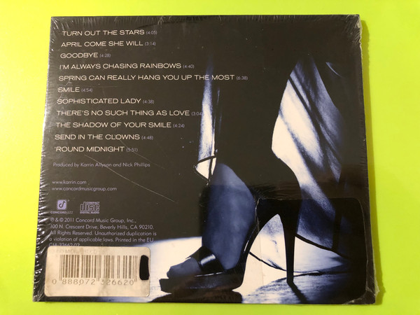 Karrin Allyson: 'Round Midnight Jazz CD by Concord Jazz (0888072326620)