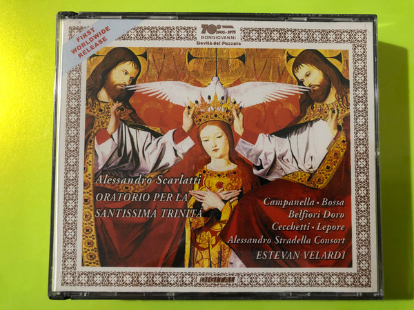 Bongiovanni Alessandro Scarlatti Oratorio per la Santissima Trinità 2-CD Set (8007068234424)
