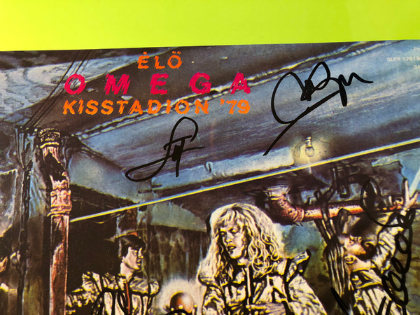 FULLY SIGNED: OMEGA - Élő Omega Kisstadion '79 Double Vinyl LP (ÉlőOmegaKisstadion)