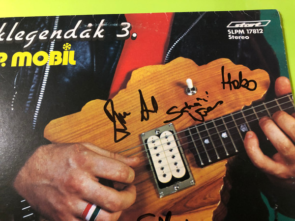 FULLY SIGNED: P. Mobil - Rocklegendák 3. Honfoglalás Original Vinyl LP (PMobilRocklegendák3)