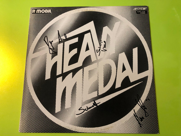 FULLY SIGNED: P. Mobil - Heavy Medal Original 1983 Vinyl LP (PMobilHeavyMedal)