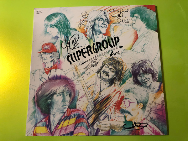 FULLY SIGNED: Supergroup - Live Original 1982 Pepita Vinyl LP (SupergroupLive)