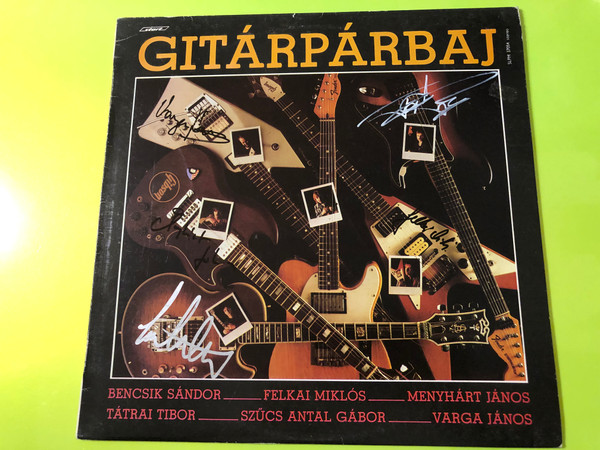 Gitárpárbaj Start Records Hungarian Rock Anthology Signed Vinyl LP (GitárpárbajStart)