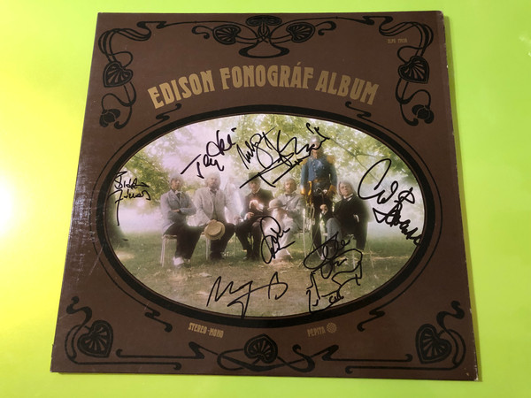 Edison Fonográf Album Pepita Signed Hungarian Rock Vinyl LP (EdisonFonográf)