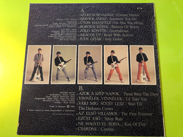 Favorit Faragó "Judy" István Judy Guitar Vinyl LP (FaragóJudy)