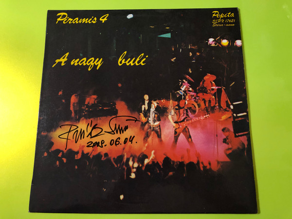 Pepita Piramis 4 A nagy buli Autographed Live Vinyl LP (Piramis4Anagybuli)