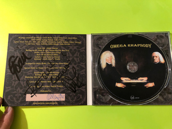 Edel Omega Rhapsody Symphonic Rock Audio CD - Autographed (4029759059714)