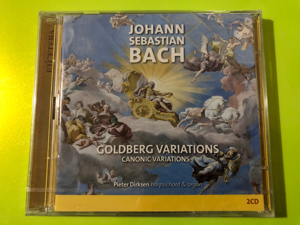 Et'cetera 2-CD Set: J.S. Bach Goldberg Variations & Canonic Variations – Pieter Dirksen (0871180110267)