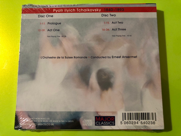 Major Classics Tchaikovsky: The Sleeping Beauty (Complete) 2-CD Set (5060294540236)
