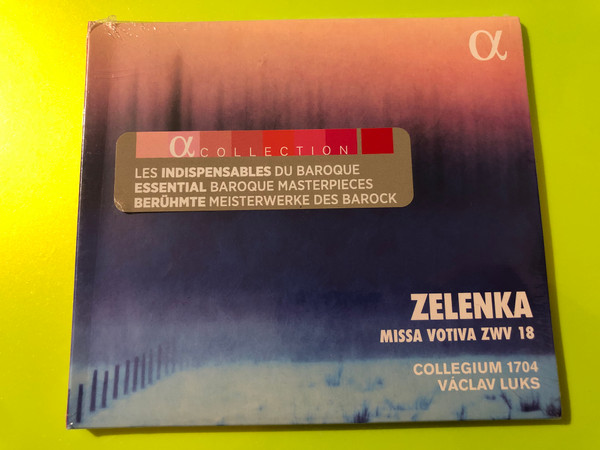 Alpha Classics Zelenka: Missa Votiva ZWV 18 Collegium 1704 Václav Luks CD (3760014193552)