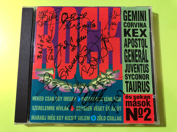Mega Records - Rock Legendák No. 2 Autographed Compilation CD (RockLegendák2)