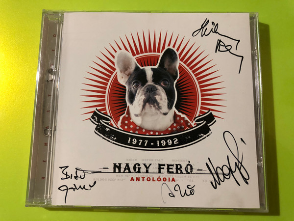 Autographed EMI Nagy Feró: Antológia 1977–1992 Music CD (724387438422.)