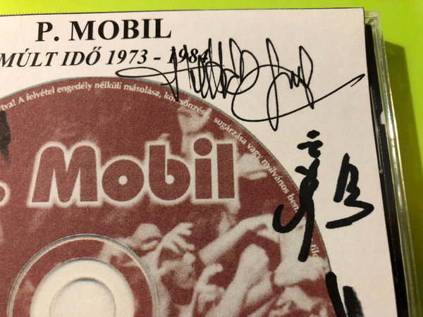 Autographed P. Mobil: Múlt Idő 1973–1984 Mega Records CD (P.MobilMúltIdő)