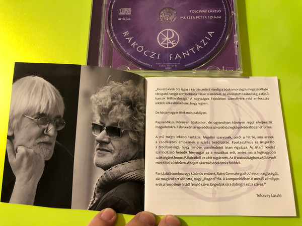 Tolcsvay László & Müller Péter Sziámi - Rákóczi Fantázia Autographed Folk-Rock CD (5999887248474.)