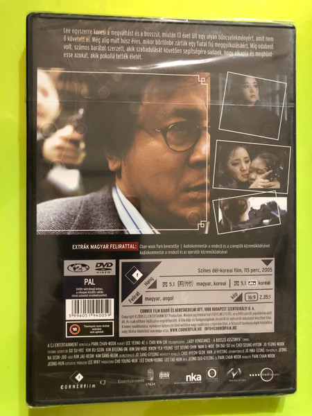 Corner Film: Lady Vengeance (A bosszú asszonya) DVD (5996051940059.)