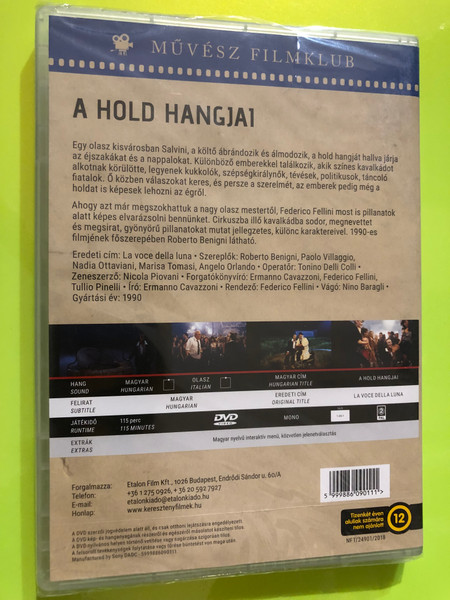 Federico Fellini: The Voice of the Moon - Etalon Film DVD (5999886090111.)