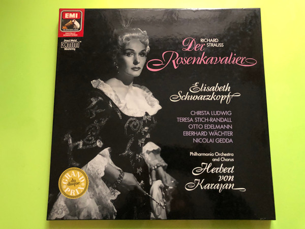 Richard Strauss Der Rosenkavalier EMI 4-LP Vinyl Box Set (5099929004539.)