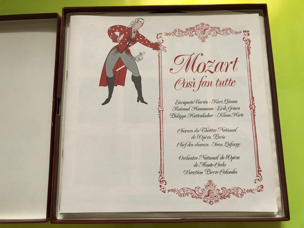 Mozart: Così fan tutte 3-LP Box Set by La Guilde Internationale du Disque (MozartCosìfantutte)