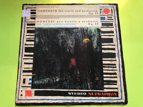 Alexander Moyzes: Concerto for Violin and Orchestra, Op. 53 – Supraphon Vinyl LP (AlexanderMoyzes)