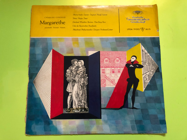 Deutsche Grammophon: Charles Gounod Margarethe (Faust) Highlights Vinyl LP (CharlesGounodMargarethe)