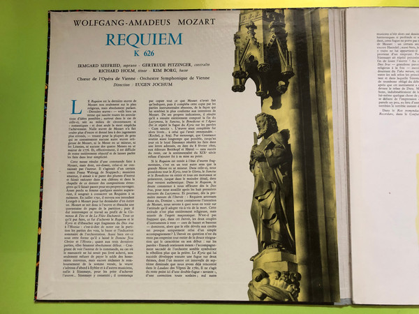 Mozart: Requiem K 626 - Deutsche Grammophon Gesellschaft Vinyl LP (MozartRequiemK626)