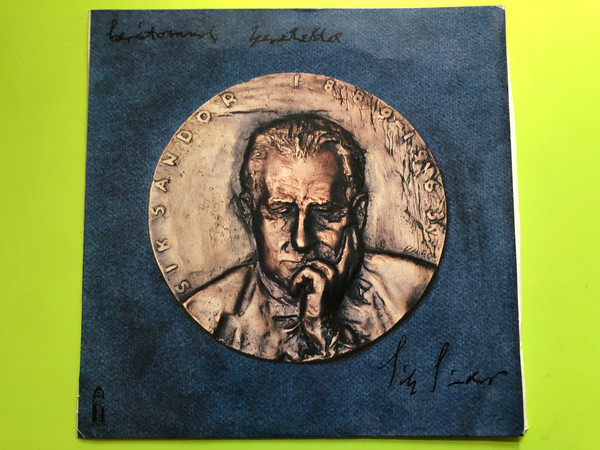 Sík Sándor (1889–1989) Emléklemez by Hungaroton - Commemorative Vinyl LP (SíkSándorEmléklemez)