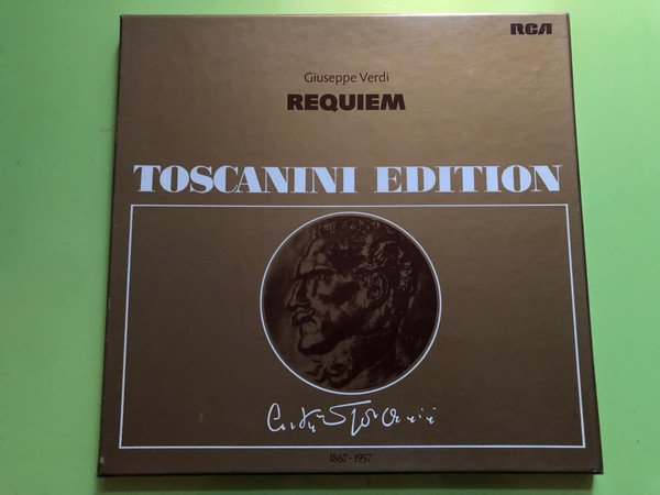 Masterful Requiem: RCA Toscanini Edition Giuseppe Verdi Vinyl Box Set (ToscaniniEditionVerdi)