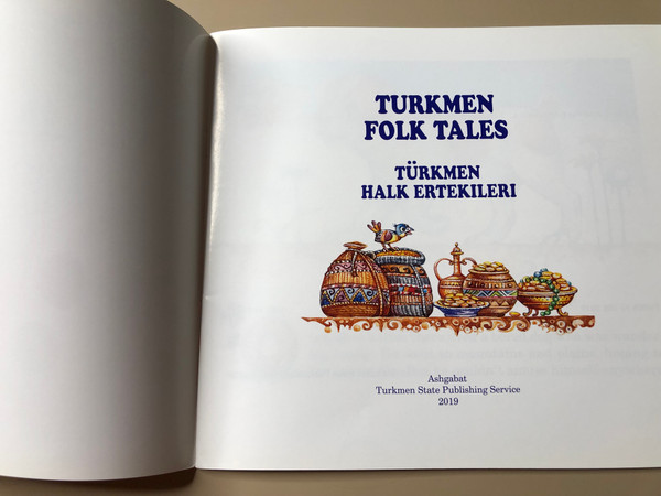 Turkmen State Publishing Service Presents: Turkmen Folk Tales Illustrated Children's Book (4833001502756)