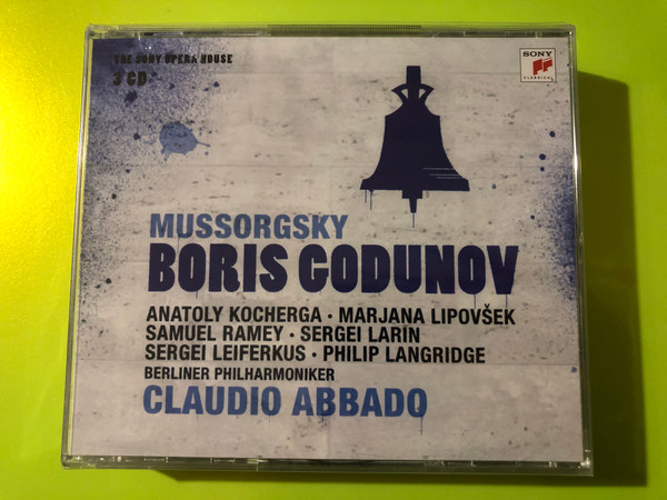 Sony Classical Mussorgsky Boris Godunov 3 CD Opera Set - Claudio Abbado (0886975272822)
