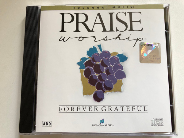 FOREVER GRATEFUL / Praise & Worship Integrity Music 1988 / Anointed and Powerful Worship Experience With Worship Leader Martin Nystrom (000768001820)