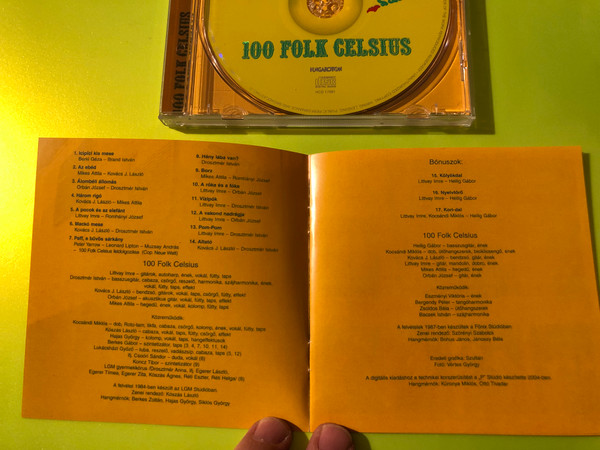 100 Folk Celsius - Paff, a bűvös sárkány Hungarian Children's Music CD by Hungaroton (5991811786120)