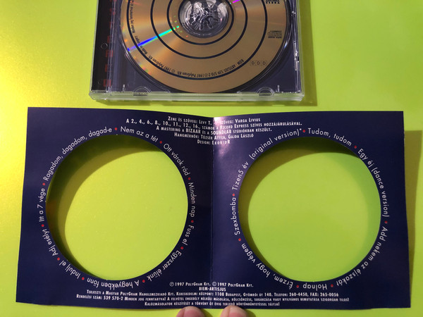 Hip Hop Boyz - Best Of Hungarian Pop & Dance CD by PolyGram Zebra (731453957022)