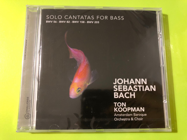 Challenge Classics: Bach Solo Cantatas for Bass CD – Ton Koopman & Amsterdam Baroque (608917228328)