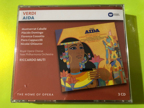 Warner Classics Verdi Aida Riccardo Muti 3-CD Box Set (0825646908455)