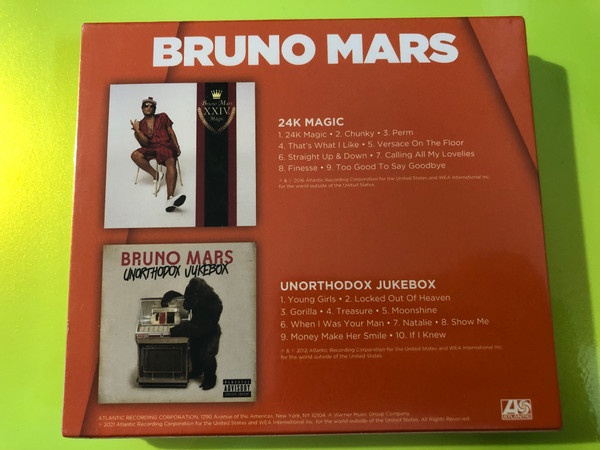 Bruno Mars: 24K Magic & Unorthodox Jukebox | 2-CD Originals Limited Edition (075678642944)