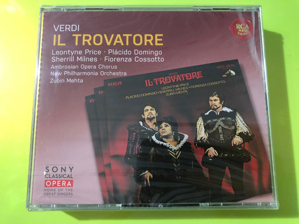 Sony Classical Verdi Il Trovatore 3-CD Opera Box Set (888837292627)