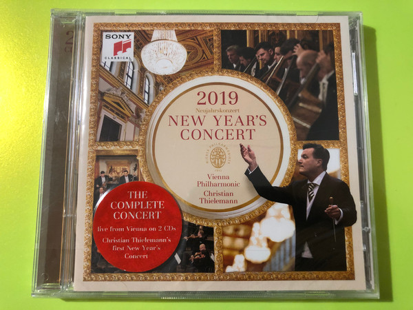 Sony Classical 2019 New Year's Concert 2-CD Set by Christian Thielemann (190759028223)