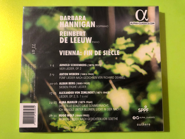 Vienna: Fin de Siècle by Alpha Classics Music Audio CD (3760014193934)