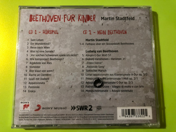 Sony Classical Martin Stadtfeld: Beethoven für Kinder 2CD Set (194397338225)