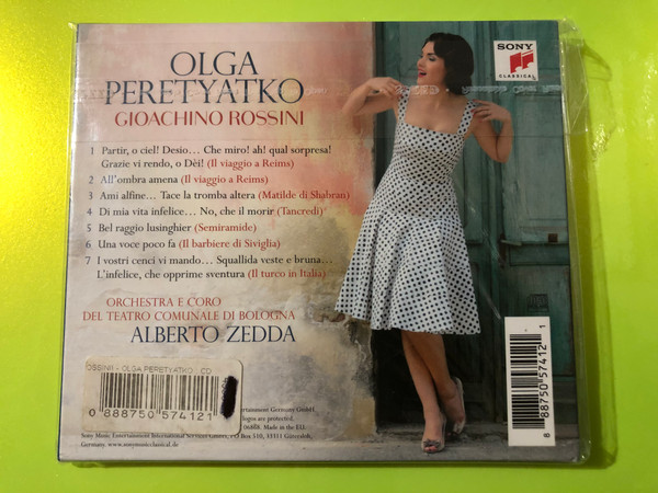 Olga Peretyatko: Rossini! – Sony Classical Opera Arias Audio CD (888750574121)