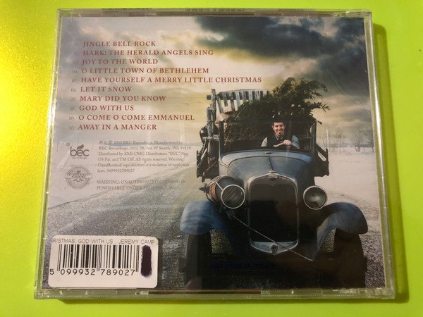 BEC Recordings: Christmas: God With Us - Jeremy Camp Christian Music CD (5099932789027)