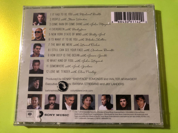 Barbra Streisand - Partners Columbia Records Music CD (888430911420)