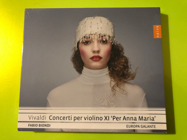 Naïve Vivaldi: Concerti per violino XI ‘Per Anna Maria’ Music CD - Fabio Biondi & Europa Galante (3700187673680)