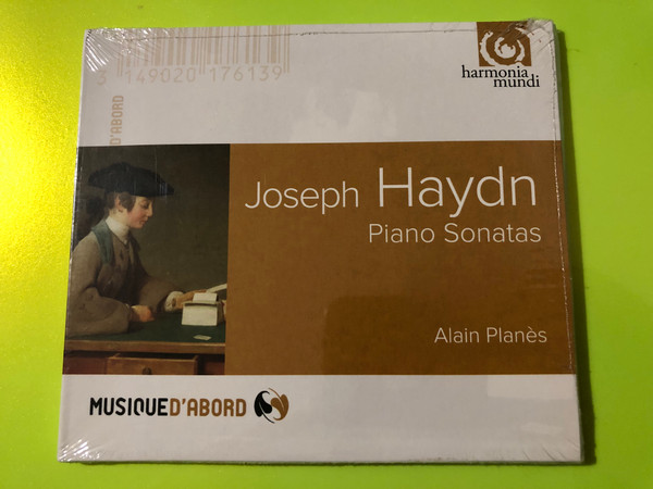 Harmonia Mundi Classical CD: Joseph Haydn Piano Sonatas by Alain Planès (Musique d'Abord Edition) (3149020176139)
