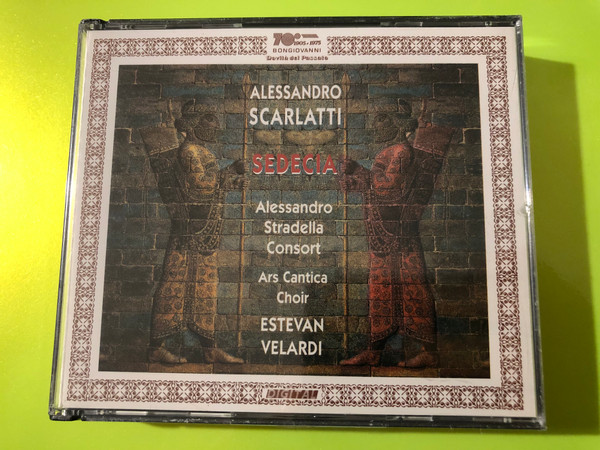 Alessandro Scarlatti - Sedecia Re di Gerusalemmme Bongiovanni Classical Audio CD