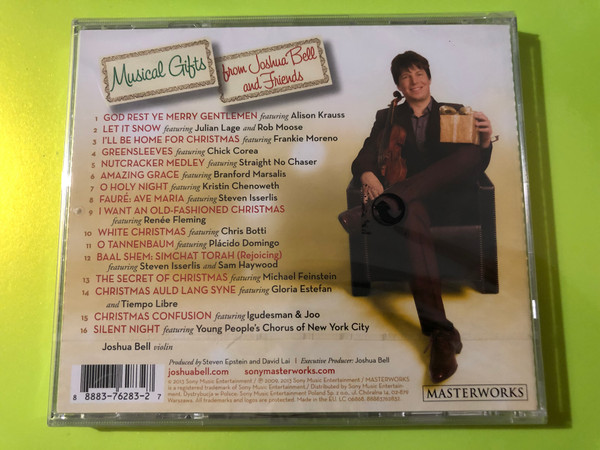Sony Masterworks Classical Holiday CD - Musical Gifts From Joshua Bell and Friends (888837628327)