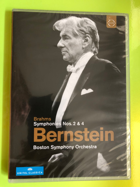 EuroArts "Brahms: Symphonies Nos. 2 & 4" Leonard Bernstein & Boston Symphony Orchestra Classical Concert DVD (4265920804459)