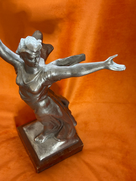Soviet USSR State Manufacture "The Motherland Calls" Silumin Souvenir Figurine (MotherlandCalls)