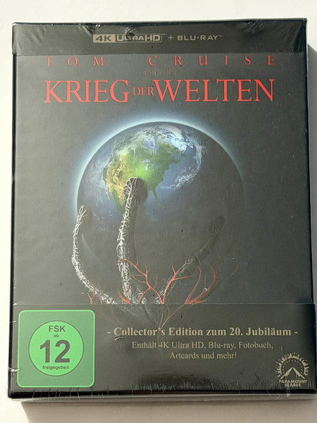 Paramount Pictures 'Krieg der Welten' 20th Anniversary Collector's Edition 4K Ultra HD Box Set (5053083271442)
